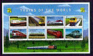 DOMINICA SHEET LOCOMOTIVES TRAINS