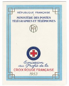 France 1953 Red Cross booklet - fine cat £150