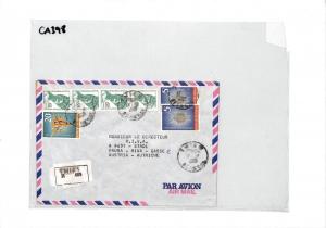 SENEGAL Air Mail Cover *Thies* Registered MIVA MISSIONARY Austria 1970s CA398