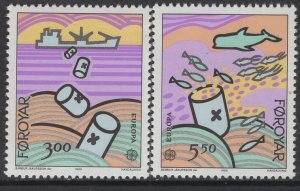 FAROE ISLANDS 143-144  MNH, SET