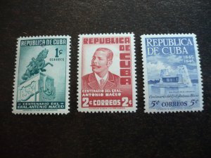 Stamps - Cuba - Scott# 423-430 - Mint Hinged Set of 8 Stamps