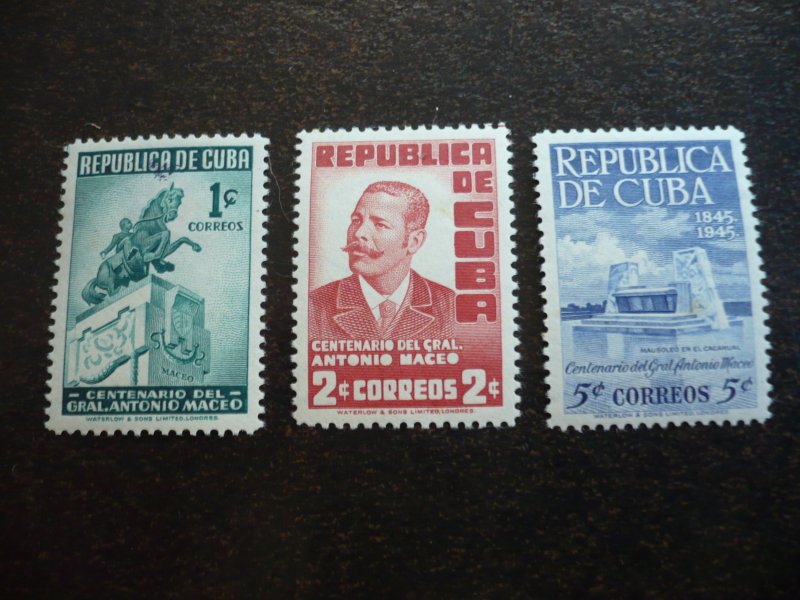 Stamps - Cuba - Scott# 423-430 - Mint Hinged Set of 8 Stamps