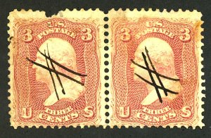 U.S. #65 USED PAIR