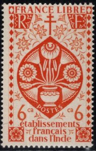 FRENCH INDIA  Scott 146 MNH** 1942 stamp