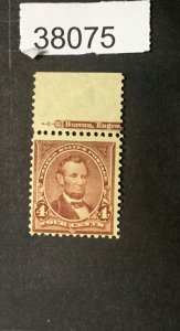 MOMEN: US STAMPS   #280 MINT OG NH LOT #38075