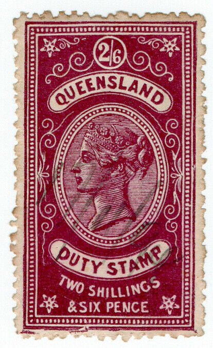 (I.B) Australia - Queensland Revenue : Stamp Duty 2/6d