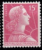 France 753 15F Marianne Mint NH OG