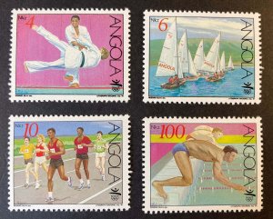 Angola 1991 MNH Stamps Scott 808-811 Sport Olympic Games Judo Sailing