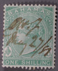 Bahamas #19 Used Fine/VF Hand Cancel Signatur Plus July 27/81