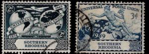 Southern Rhodesia Scott 71-72 Used UPU set