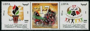 HERRICKSTAMP NEW ISSUES LIBYA Sc.# 1783 Feb 17 Revolution Strip