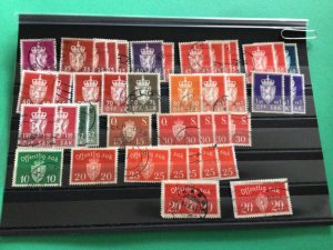 Norway Official used  stamps A12047