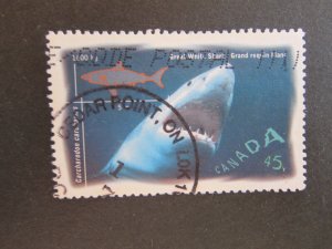 Canada #1641 CDS cancel Cedar Point Ontario Ocean Water Fish Nice stamps {ca887}