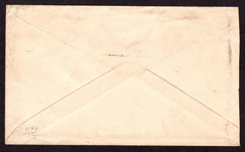 $Florida Machine Cancel Cover, Pensacola, 12/7/1916, 7 wavy lines slope down