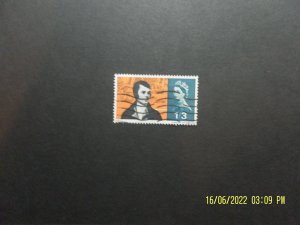 GB 1966 Robert Burns Stamp 1/3 franked, VG