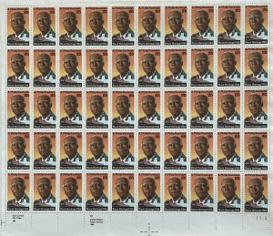 Scott 2402 A. PHILIP RANDOLPH Sheet of 50 US 25¢ Stamps MNH 1989