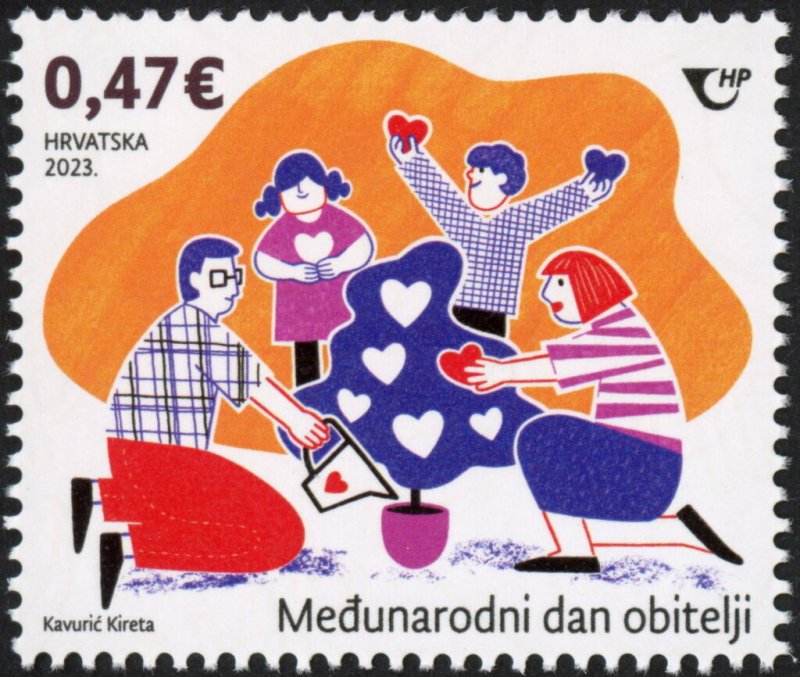Croatia 2023 MNH Stamps Scott 1308 International Day of Family