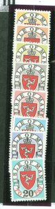 Isle of Man #51A-8A Mint (NH) Single (Complete Set)