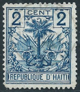 Haiti, Sc #27, 2c, Used
