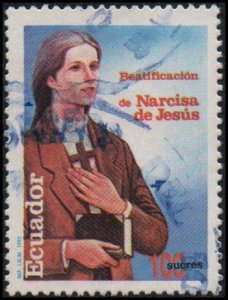 Ecuador 1295 - Used - 100s N. Martillo (Narcisa de Jesus) (1992)