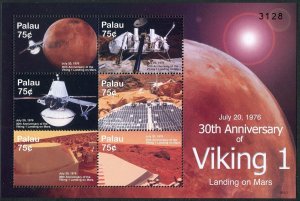 Palau 861 af sheet, MNH. Viking 1, 2006.