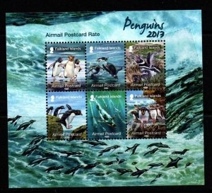 FALKLAND ISLANDS SGMS1283 2013 PENGUINS POSTCARDS MNH