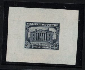 Newfoundland #157DP Extra Fine Large Die Proof In Greyish Black 52mm x 40mm