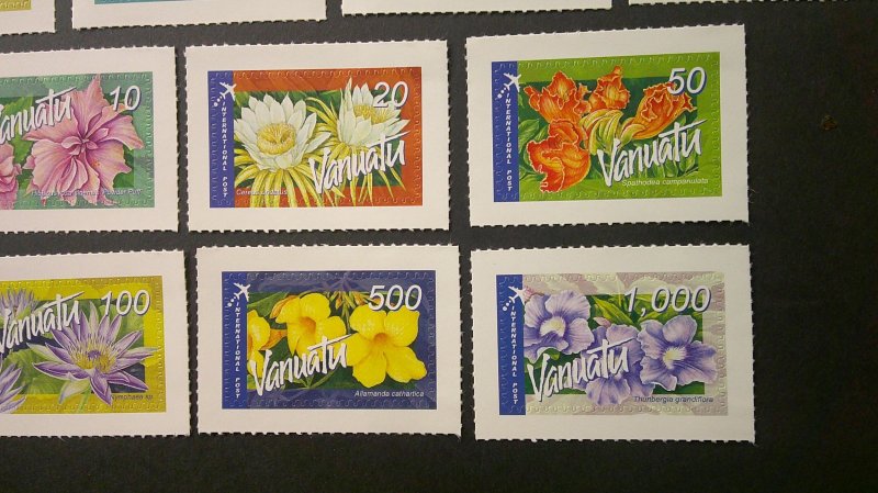 Vanuatu 2006 Flowers Definitive Scott# 890-907 Complete XF MNH Set of 18 Values