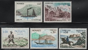 Monaco #J58-60, J62-63 ~ Short Set 5 of 8 ~ Mint, NH  (1960-69)