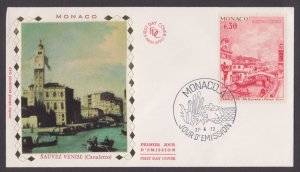 MONACO - 1972 UNESCO CAMPAIGN 'SAVE VENICE' - FDC