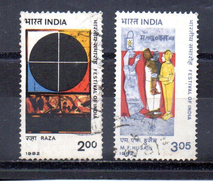 India 986-987 used