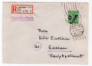 GERMANY SOVIET ZONE HOP BEZIRKSHANDSTEMPEL BEZIRK 41 1 x ON COVER EXPT BPP 206