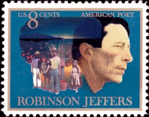 1972 8c Robinson Jeffers, American Poet Scott 1485 Mint F/VF NH