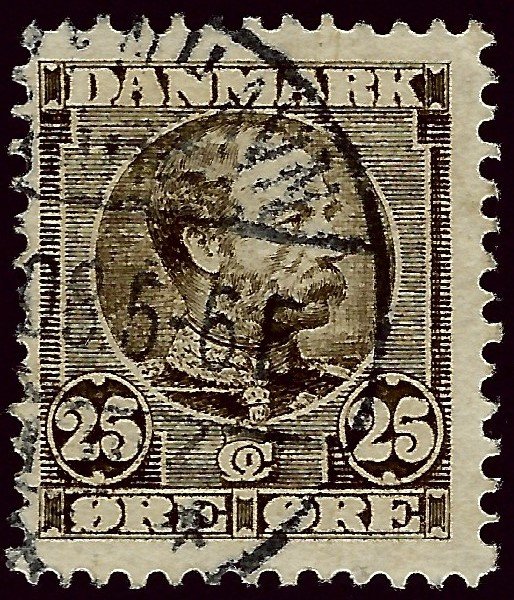 Denmark SC#67 Used F-VF hr SCV $6...Bid to Win!