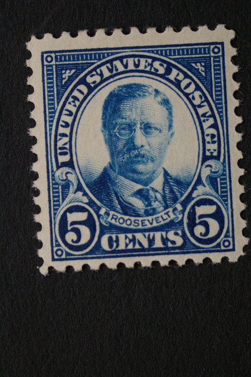 United States #557 5 Cent Roosevelt 1922 MNH