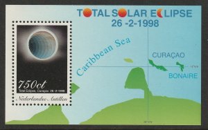 NETHERLANDS ANTILLES #824 TOTAL SOLAR ECLIPSE S/S MNH