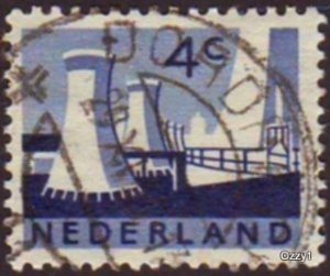 Netherlands 1963 Sc#399, SG#935 4c Blue Cooling Towers USED