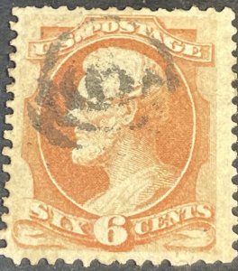 U.S.# 186-USED--SINGLE---PINK---1879(K79)