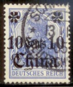 Germany Office in China 1905 SC# 40 Used CH4