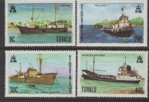 TUVALU 77-80  MNH  SHIPS SET OF 1978