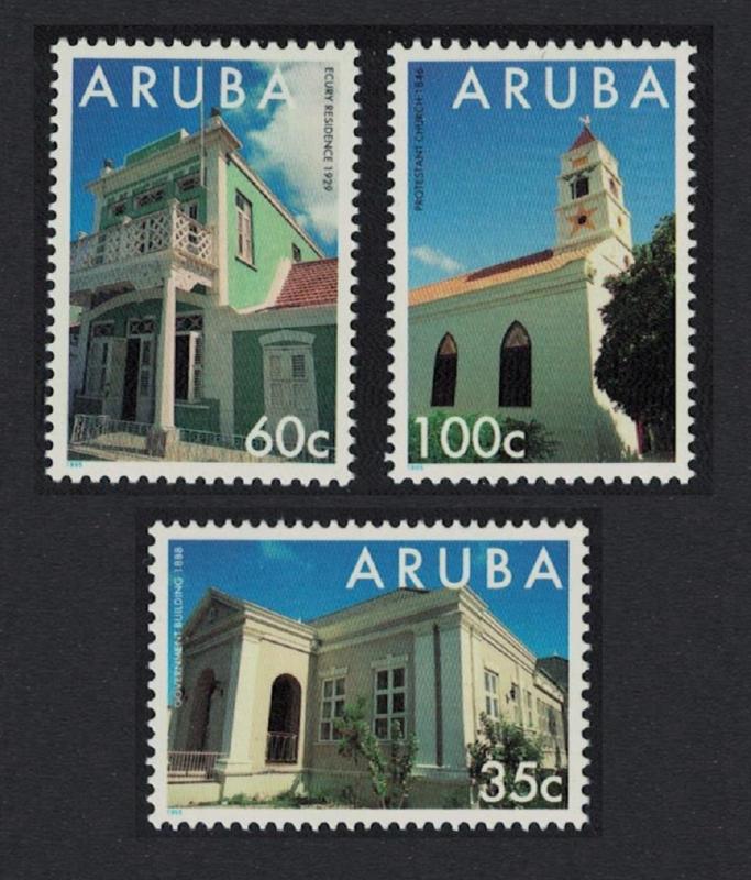 Aruba Historic Buildings 3v SG#155-157