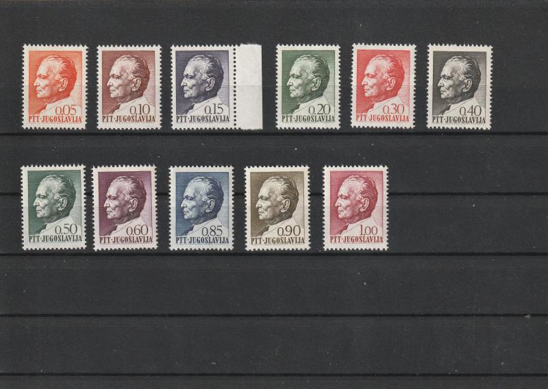 Yugoslavia  Scott#  860-9  MNH