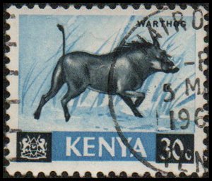 Kenya 24 - Used - 30c Warthog (1966)