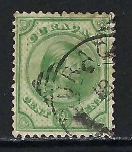 NETHERLANDS ANTILLES 20 USED THIN T161