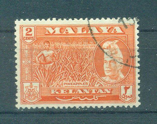 Malaya - Kelantan sc# 73 used cat value $1.40