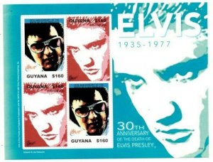 Guyana - 2007 - Joe-Elvis Presley Artwork - Sheet Of 4 - MNH