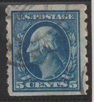 U.S. Scott #396 Washington Stamp - Used Single