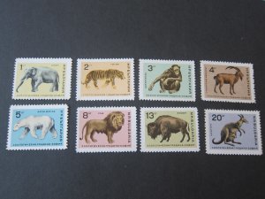 Bulgaria 1966 Sc 1485-92 animal set MNH