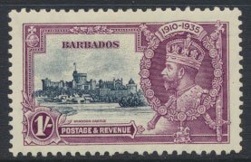 Barbados  SG 244 SC# 189 MLH    Silver Jubilee 1935  see details and scans