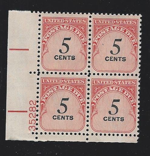 United States Plate Block  mnh SC  J93